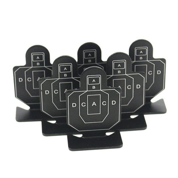 6pcs Tactical Practice Metal Aim Targets For BB Pellet Airsoft Hunting Shooting